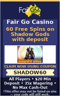 60 Free Spins on Shadow Gods with deposit for All Players 60 Free Spins on Shadow Gods with deposit for All Players