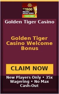 Golden Tiger Casino Welcome Bonus Golden Tiger Casino Welcome Bonus
